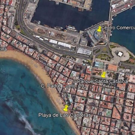 Flatguest Blue Sea - Canteras Beach - Balcony لاس بالماس دي غران كاناريا المظهر الخارجي الصورة